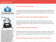 Tablet Screenshot of duraliteplus.com